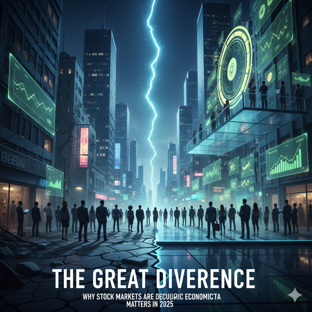 The Great Divergence: Why Stock Markets Are Decoupling From Economic Reality in 2025