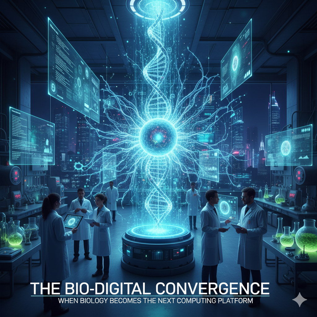 The Bio-Digital Convergence: When Biology Becomes the Next Computing Platform