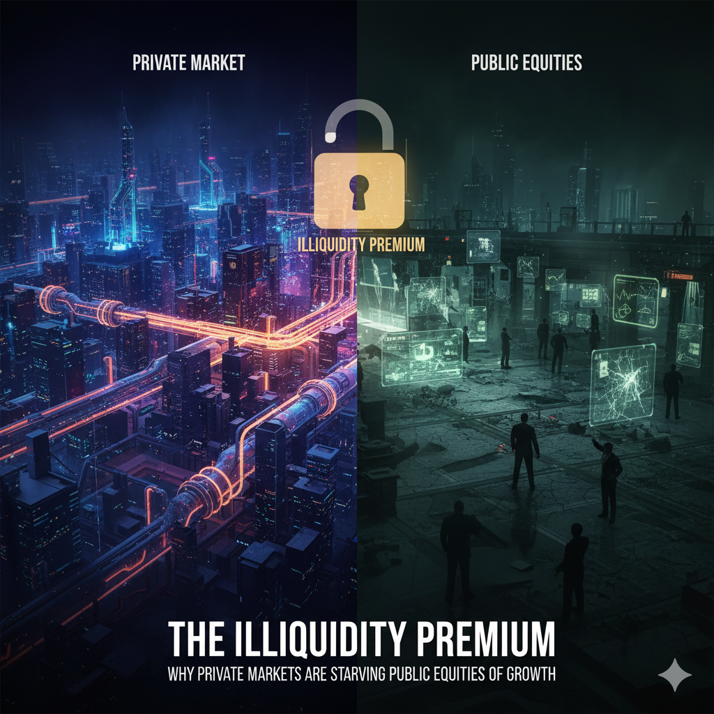 The Illiquidity Premium: Why Private Markets Are Starving Public Equities of Growth